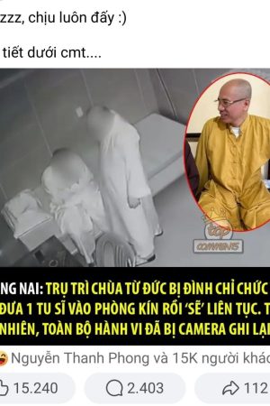 Full Thích Nhuận Nghi (Lê Trung Hai) Địt Nhau trụ trì chùa Từ Đức ở Đồng Nai